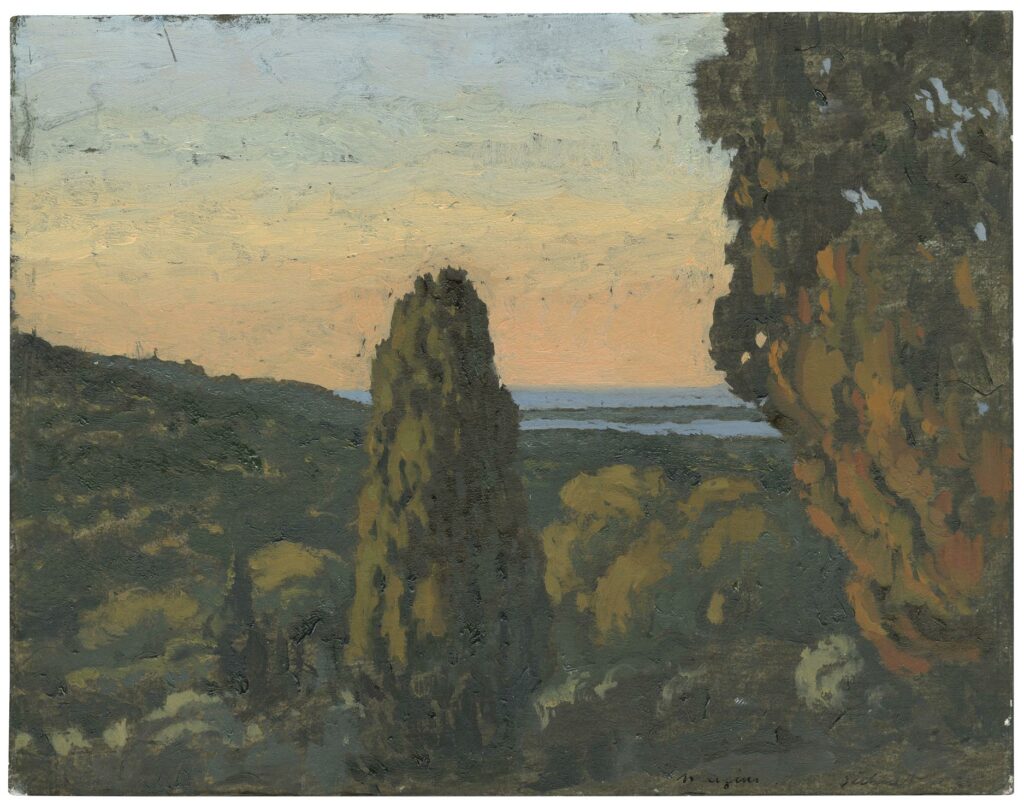 Sécheret – Mougins, vue depuis la chambre de Picasso