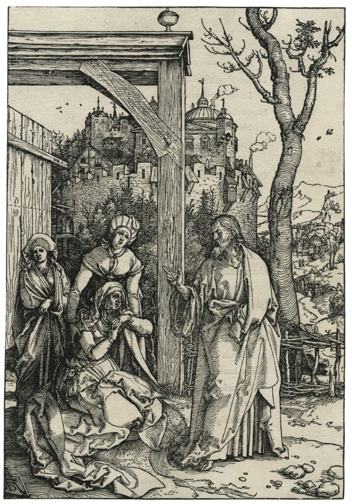 Dürer – Le Christ prenant congé de sa mère