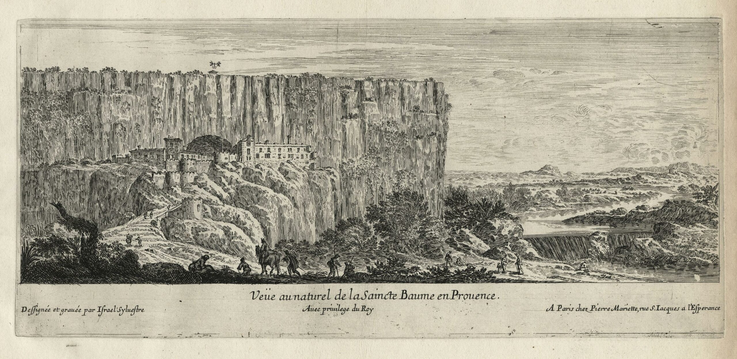 SYLVESTRE Israël — Vue au naturel de la Sainte-Baume en Provence