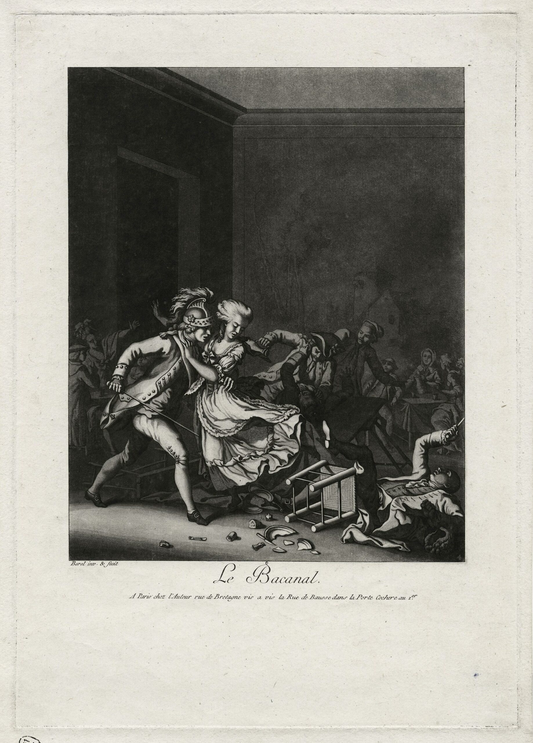 BOREL Antoine — Le Bacanal