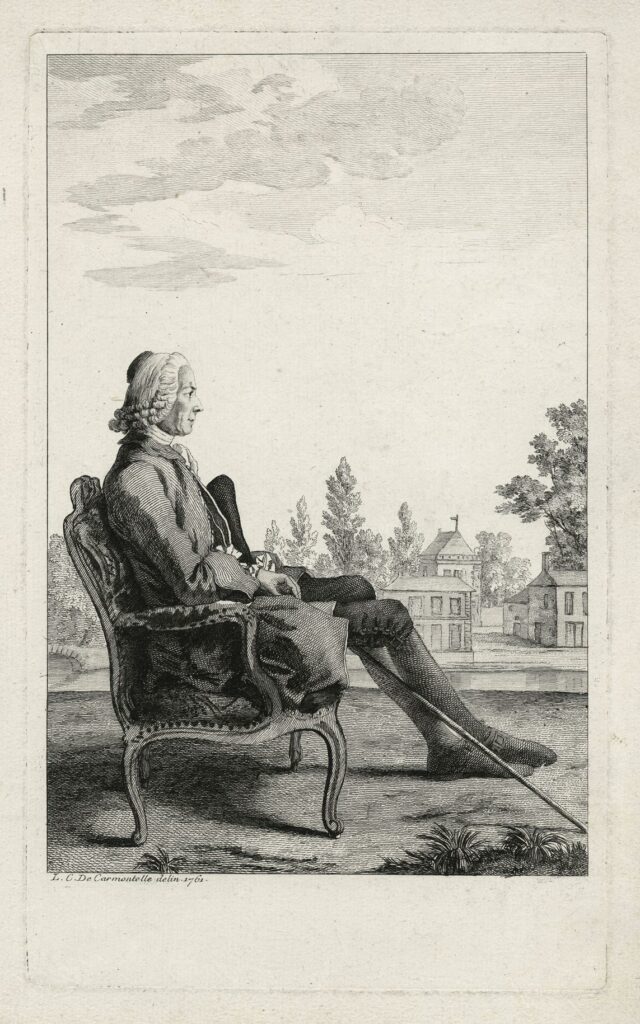 Carmontelle (d&rsquo;après) – L’abbé Jean-François du Resnel