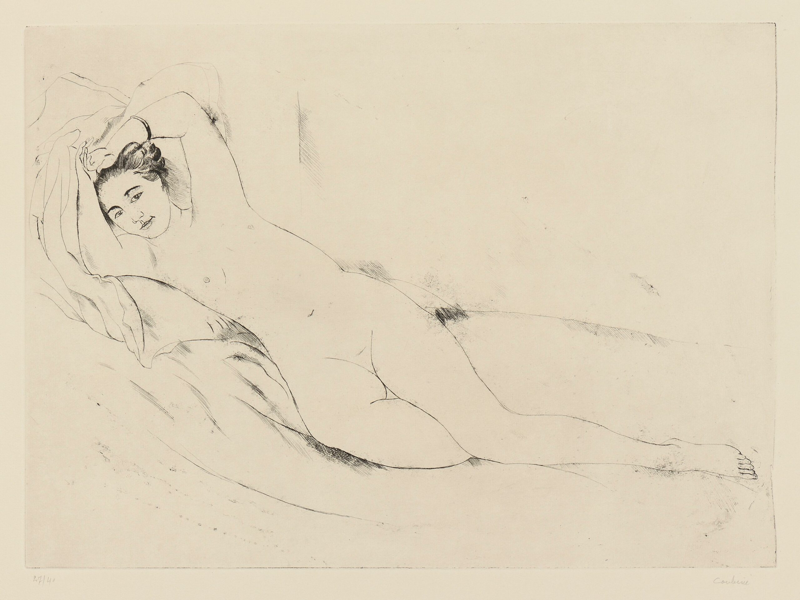 COUBINE Othon — Nu