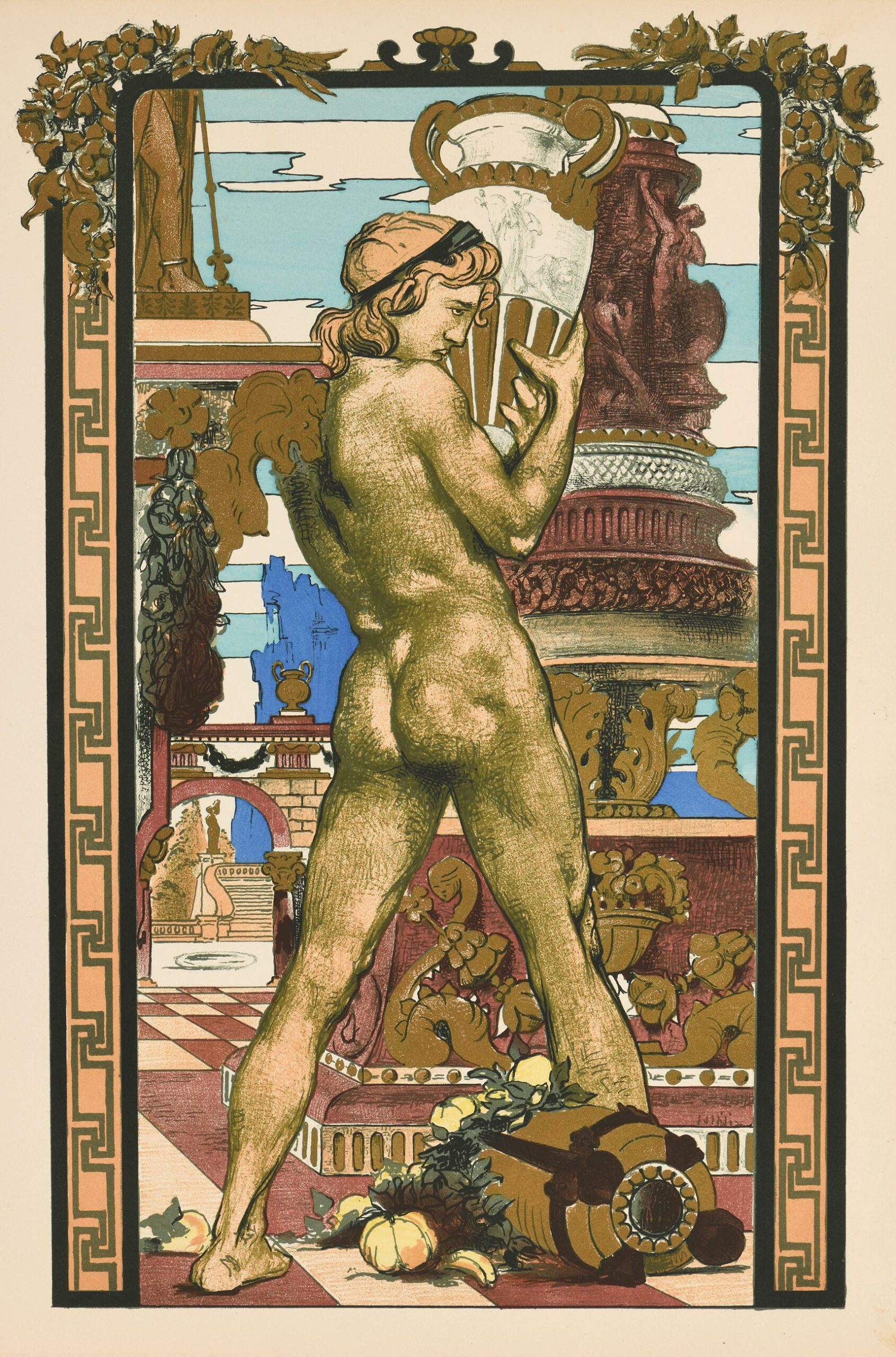 DESVALLIÈRES George — Porteur d'amphore