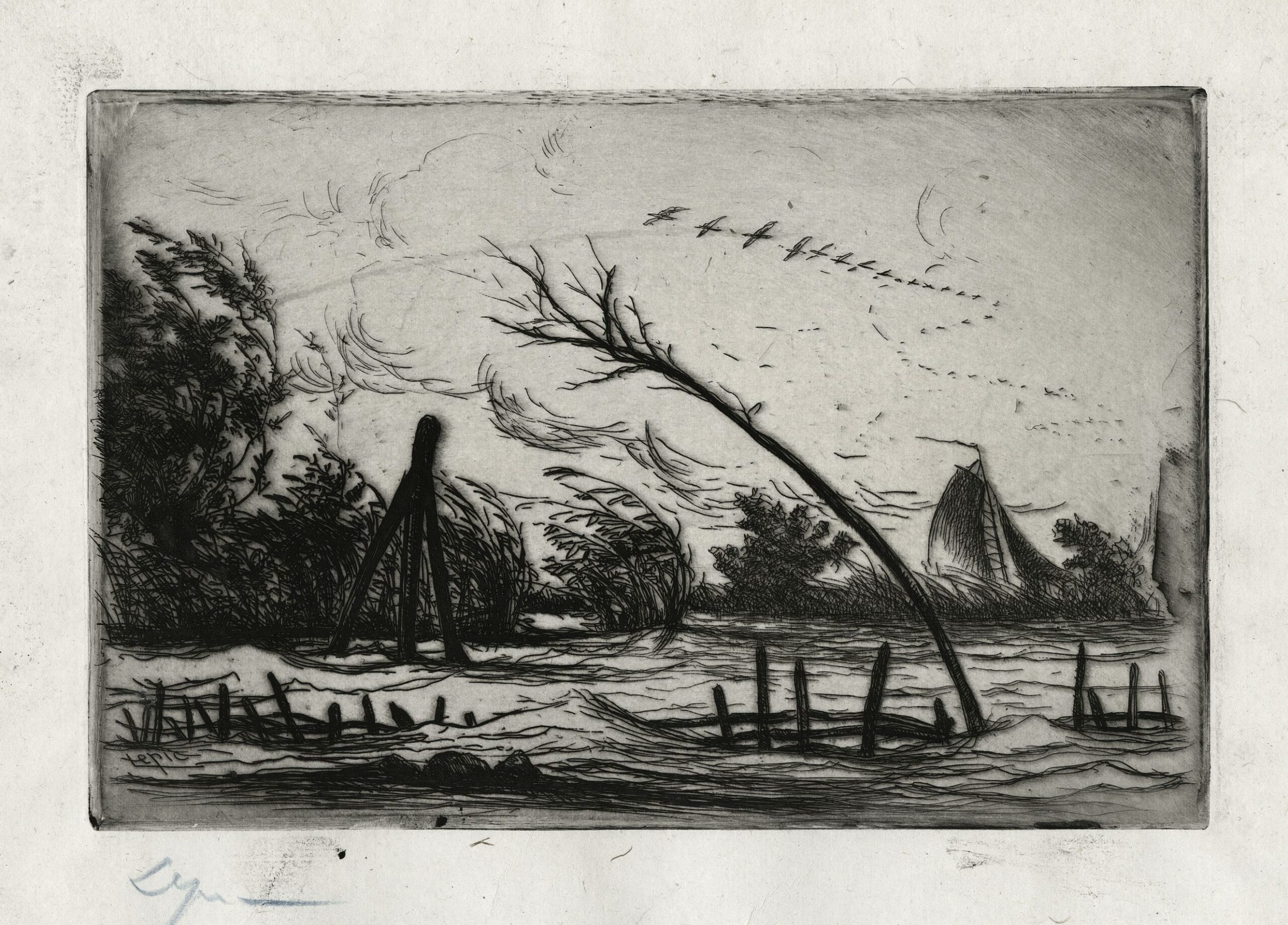 LEPIC Ludovic Napoléon Comte — Avant la tempête