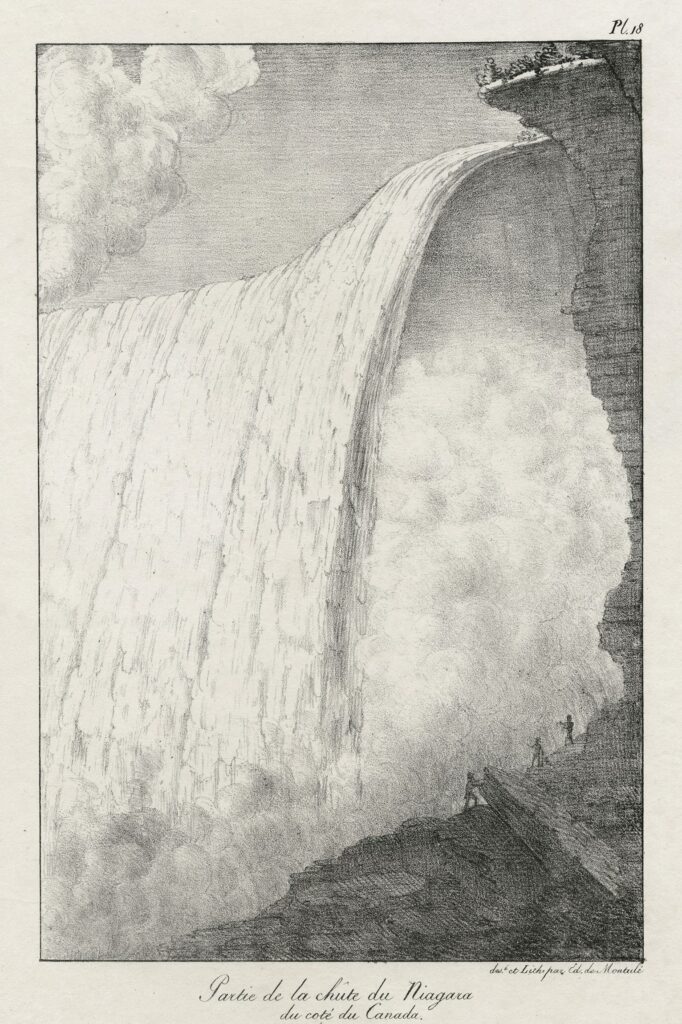 Montulé – Partie de la Chute du Niagara du côté du Canada
