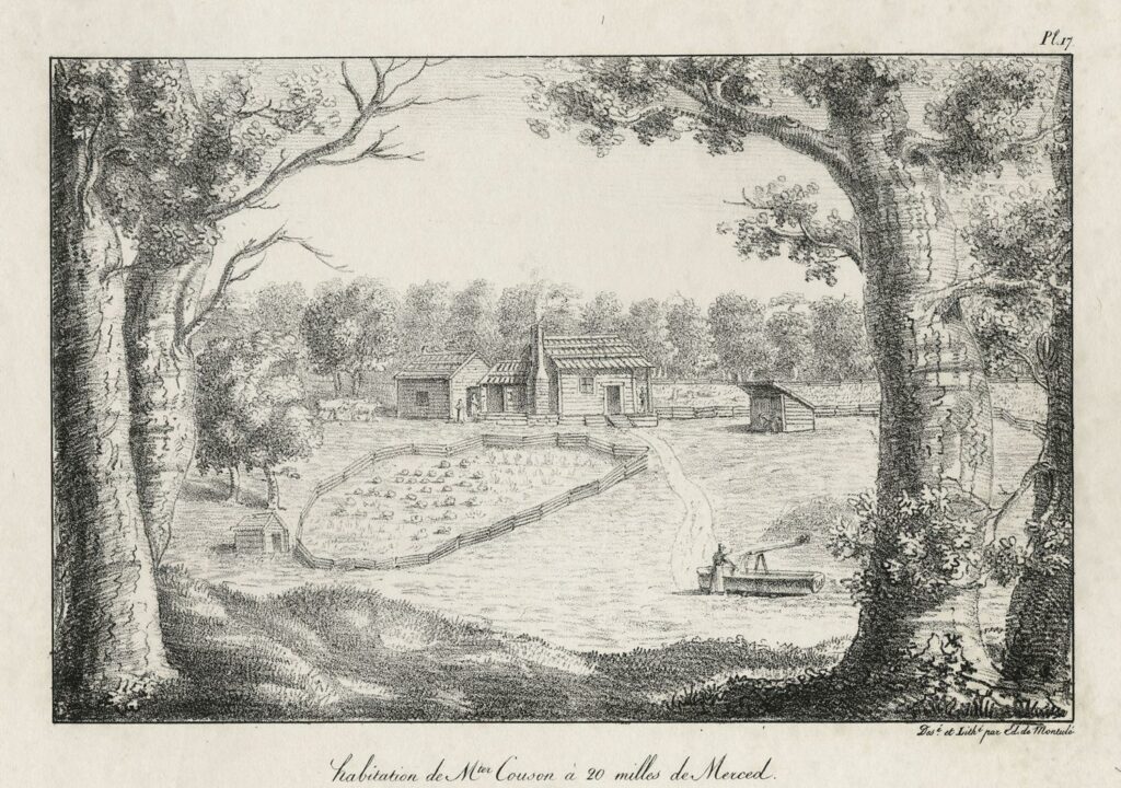 Montulé – Habitation de Mter Couson à 20 milles de Merced