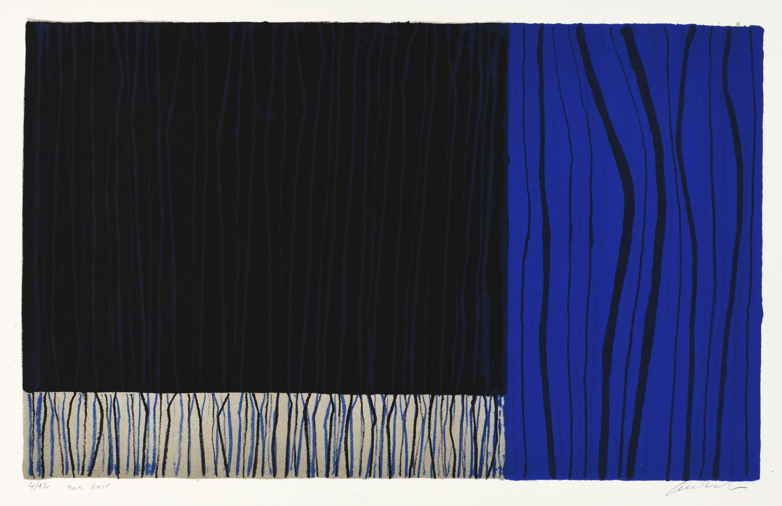 AUSSEDAT Emmanuelle — Mur noir