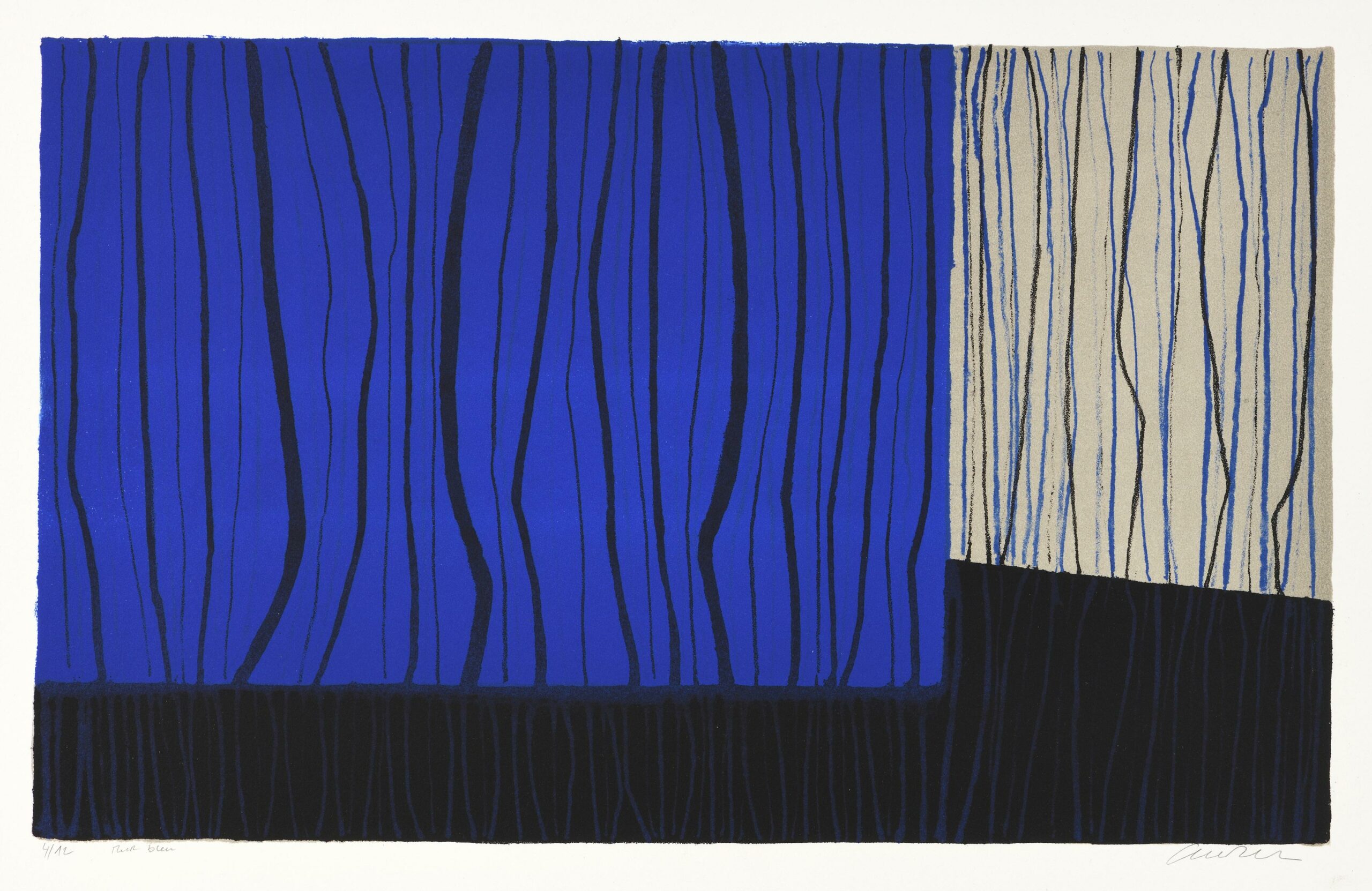 AUSSEDAT Emmanuelle — Mur bleu