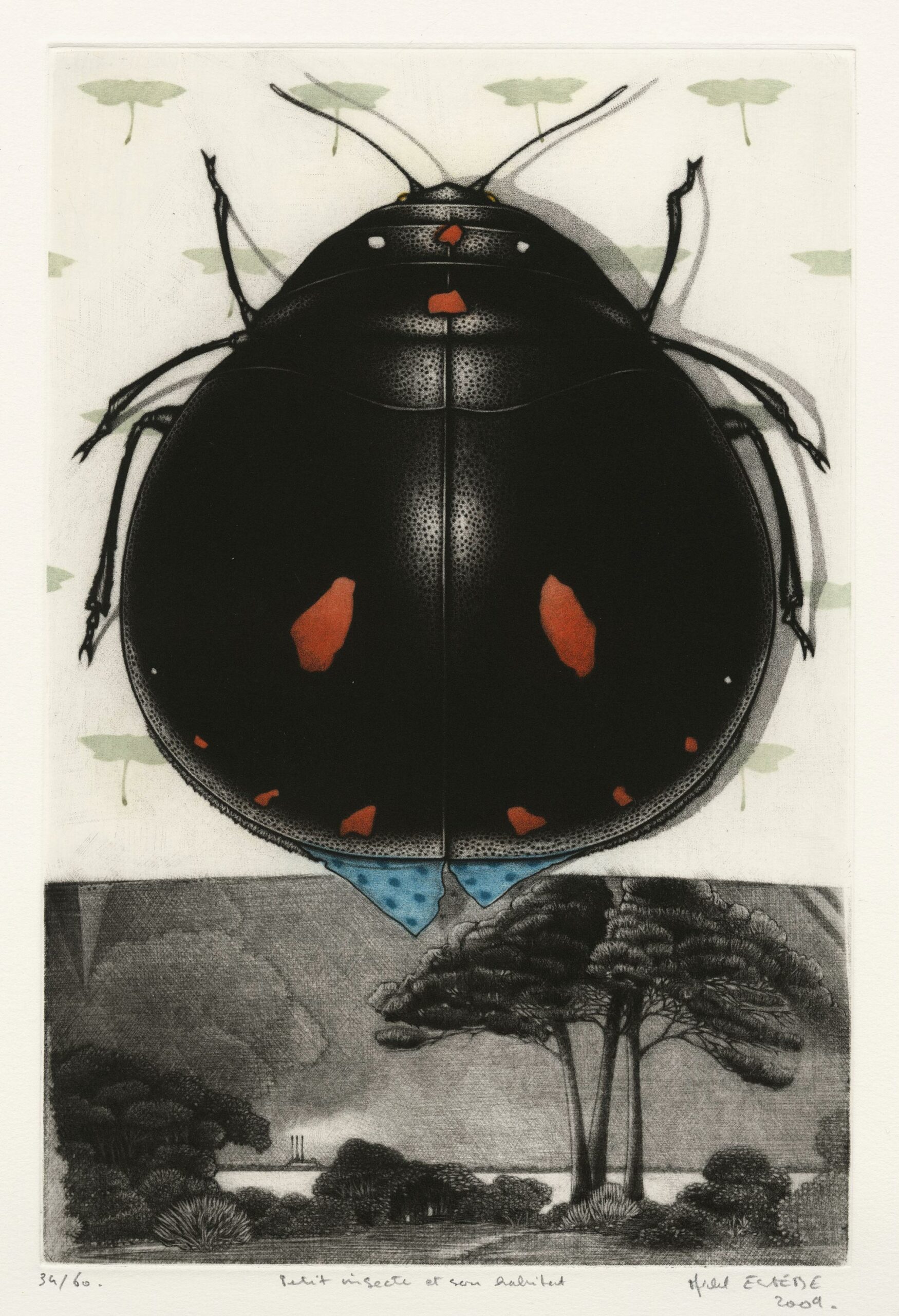 ESTÈBE Michel — Petit insecte et son habitat