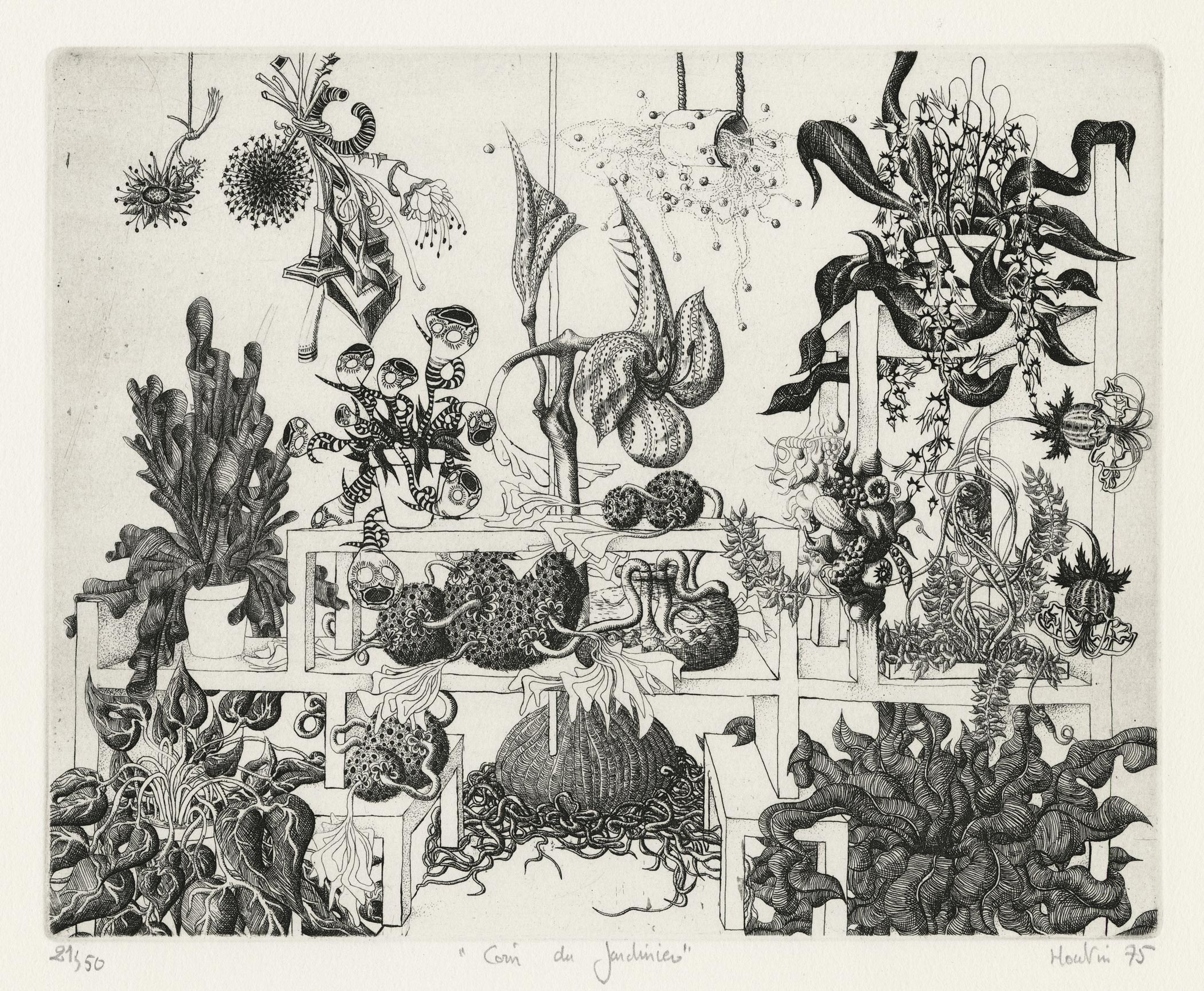 HOUTIN François — Coin du jardinier