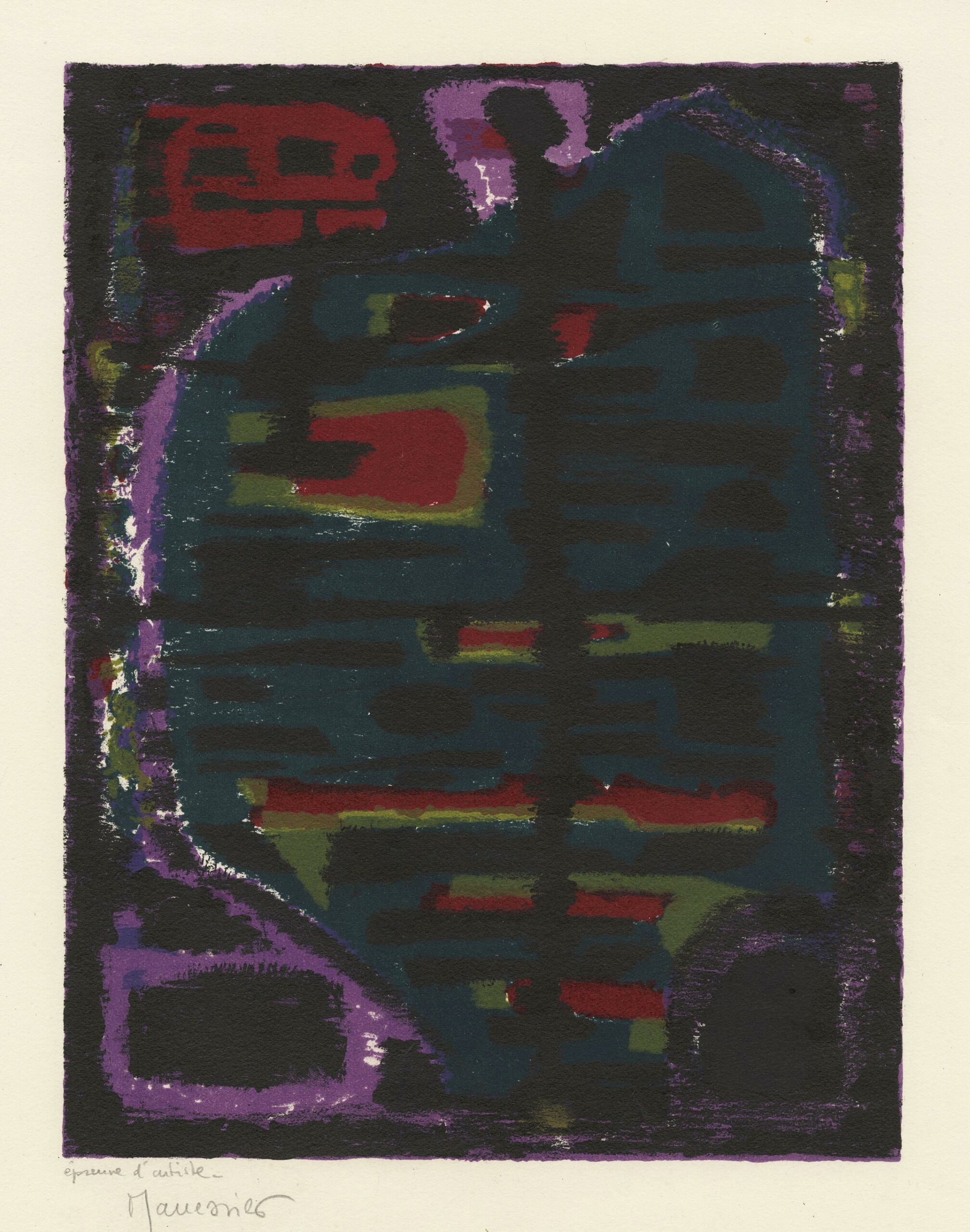 MANESSIER Alfred — Le jardin des oliviers