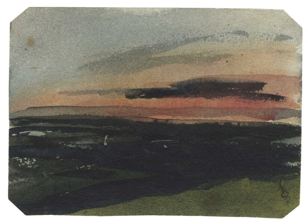 Johns – Paysage au coucher de soleil