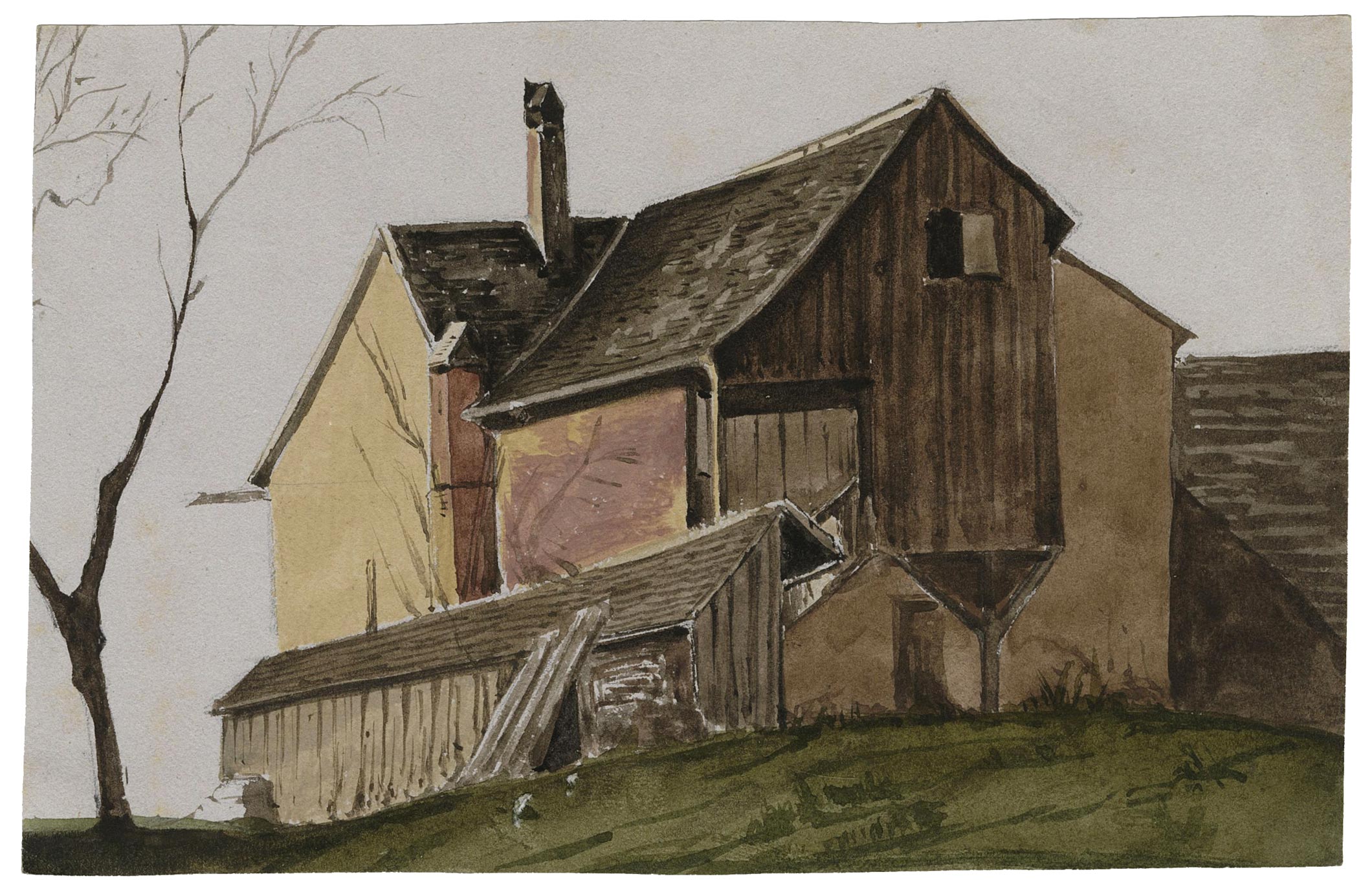 MEQUILLET Gustave — Une masure