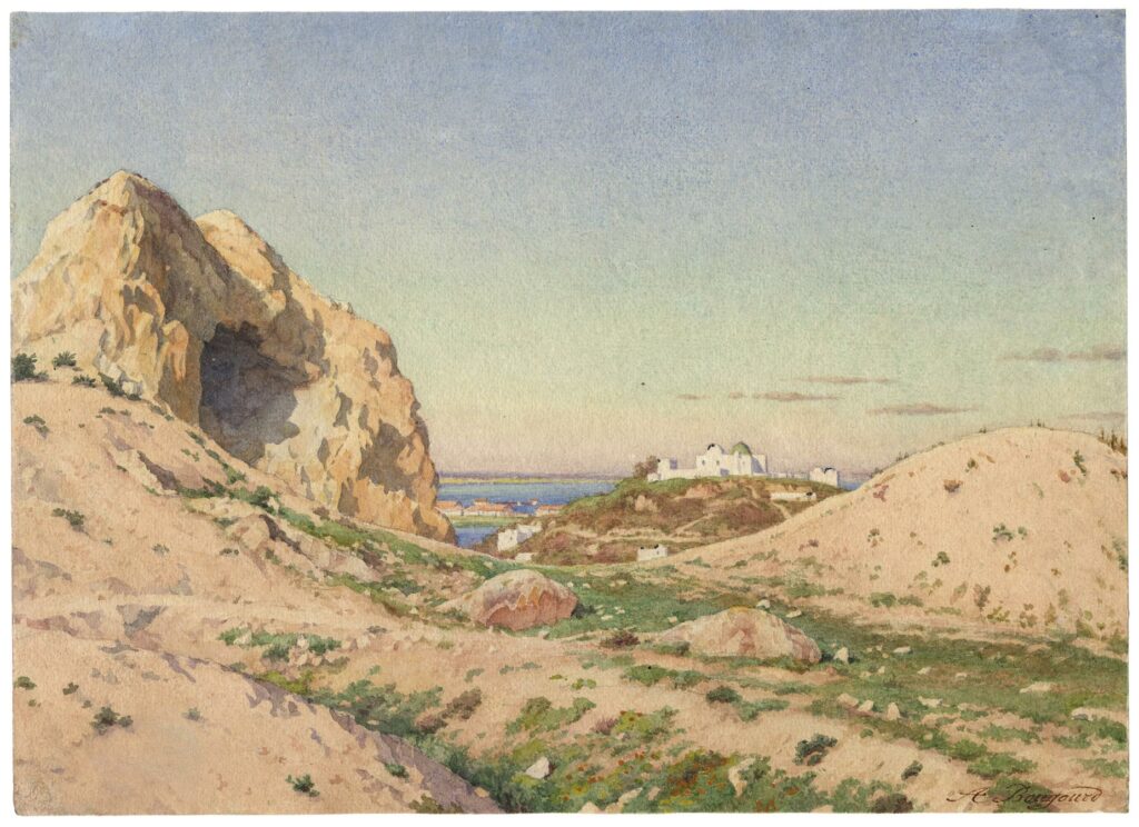 Bougourd – Vue des environs de Tunis