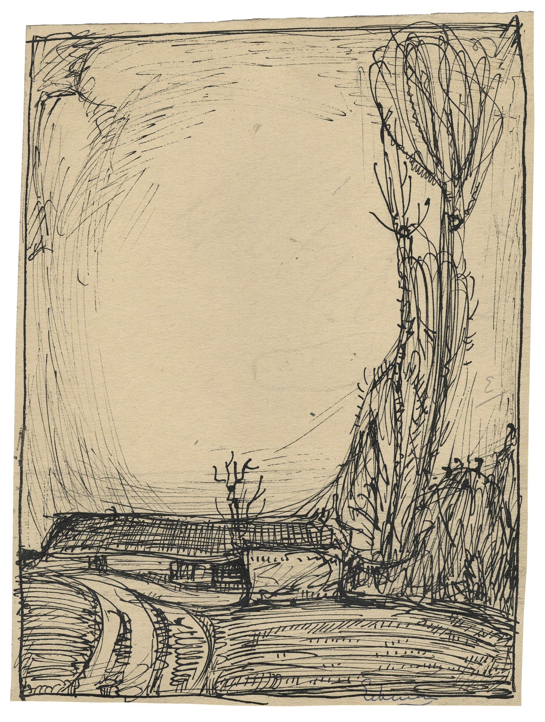 EEKMAN Nicolaas Mathijs — Maison près d’un grand arbre