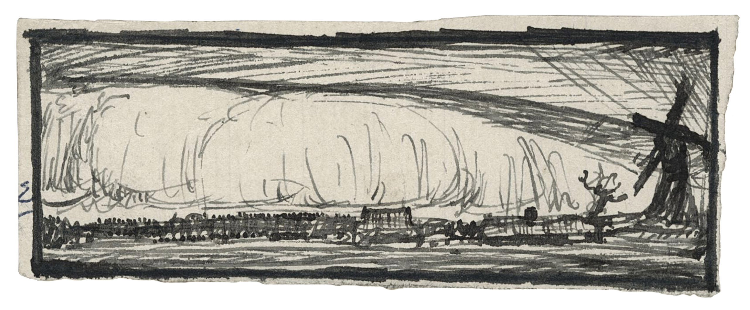 EEKMAN Nicolaas Mathijs — Paysage au moulin