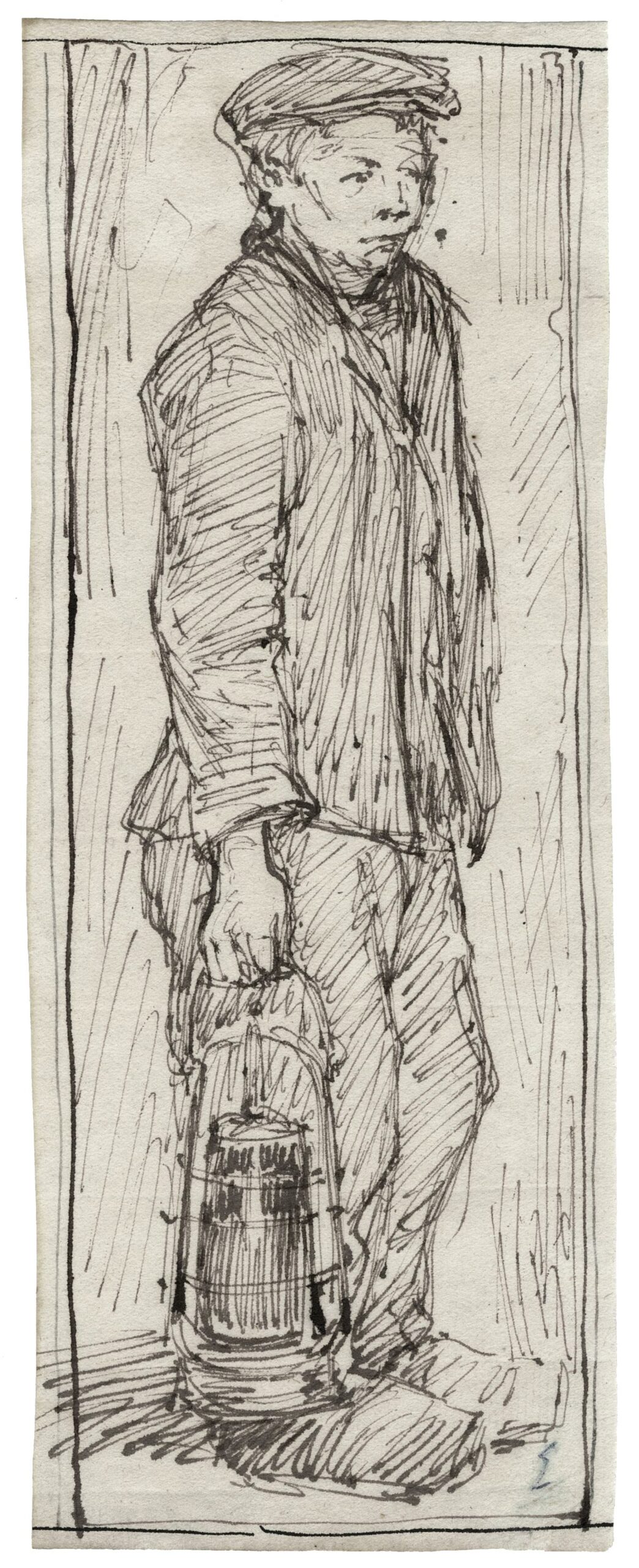 EEKMAN Nicolaas Mathijs — Jeune garçon tenant une lanterne