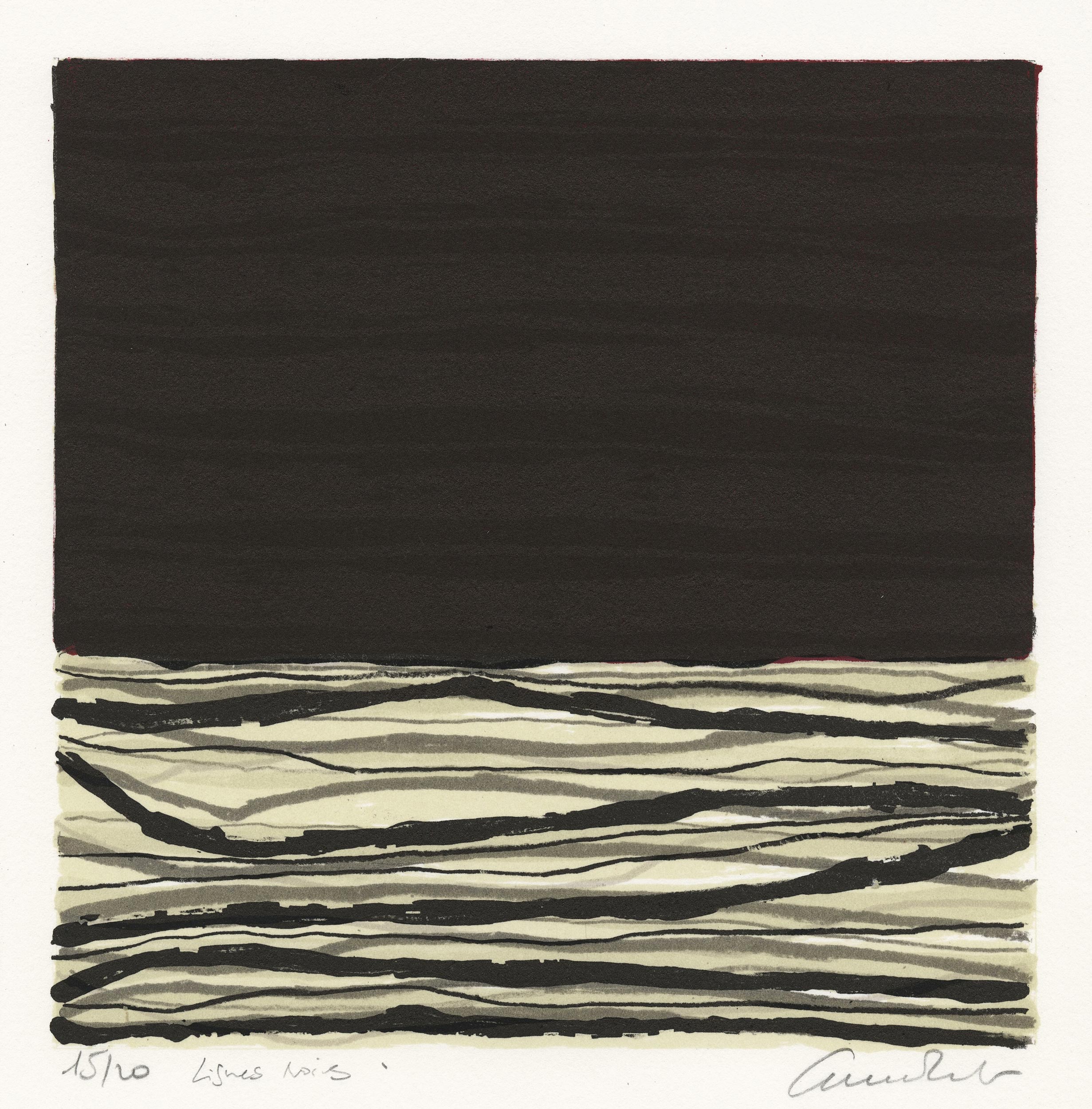 AUSSEDAT Emmanuelle — Lignes noires