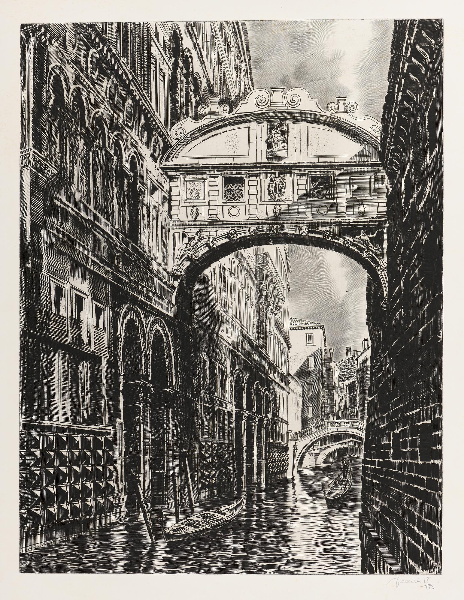 DECARIS Albert — Le pont des Soupirs