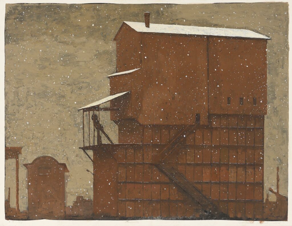 Sécheret – Mondeville I (sous la neige)