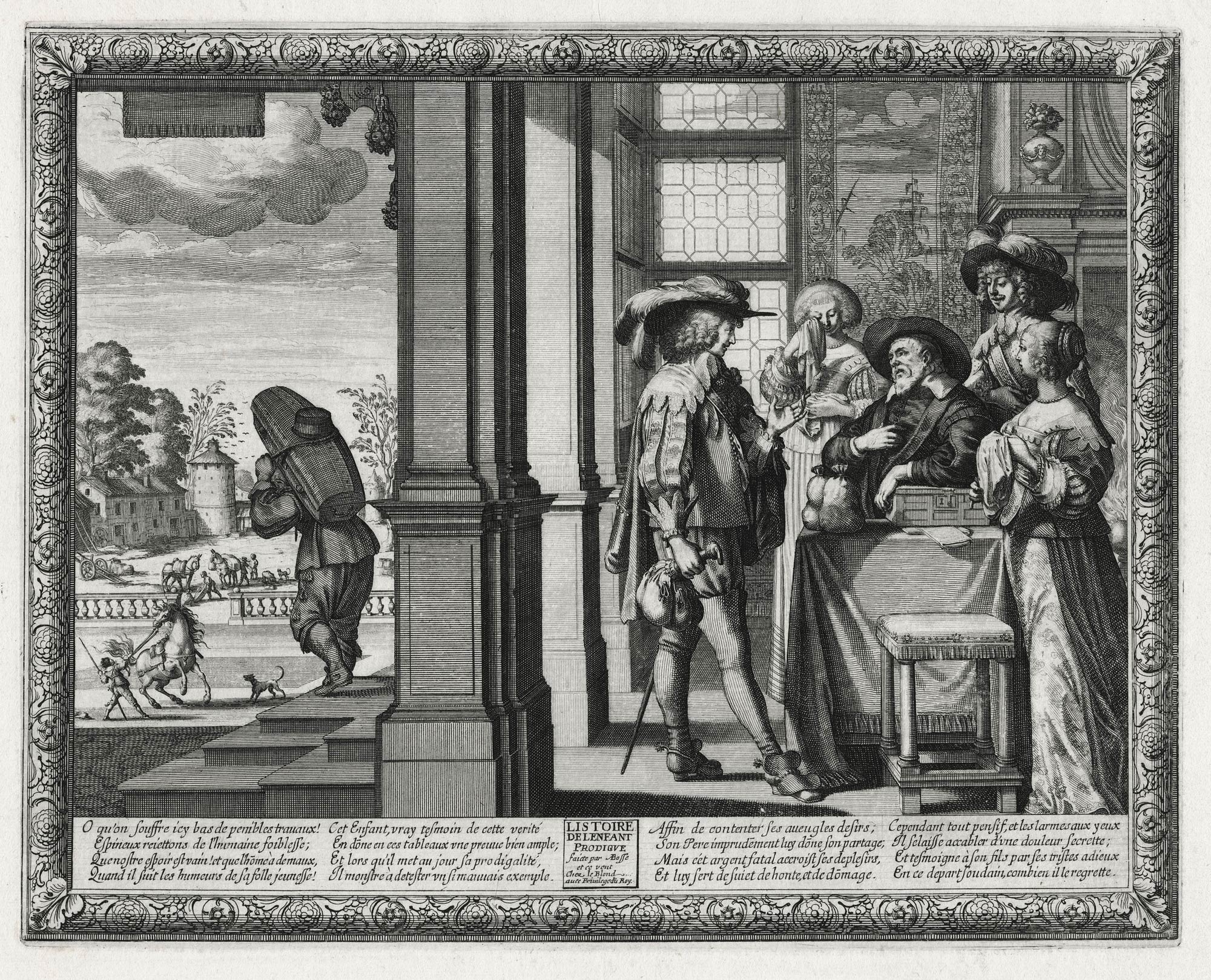 BOSSE Abraham — Le Fils prodigue quitte son père