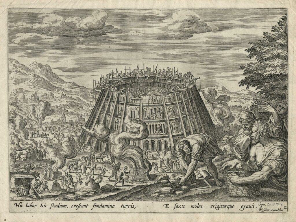 Collaert I – La construction de la tour