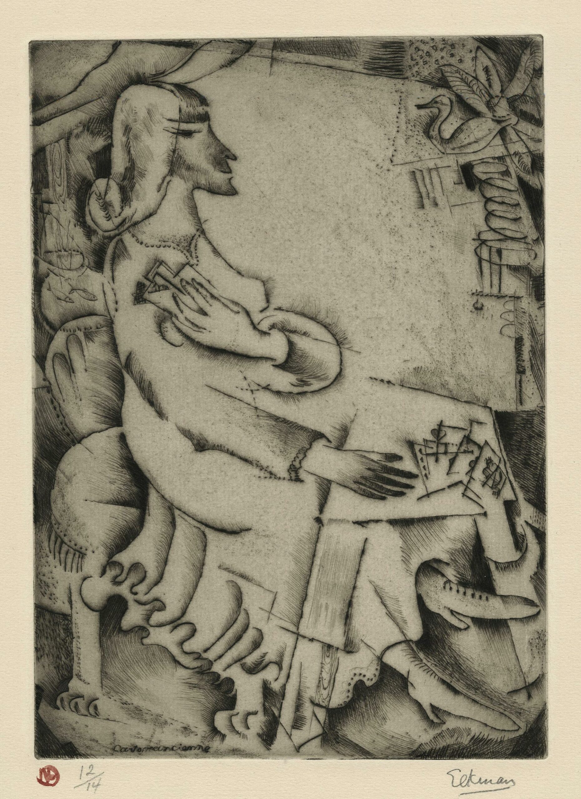 EEKMAN Nicolaas Mathijs — La cartomancienne II