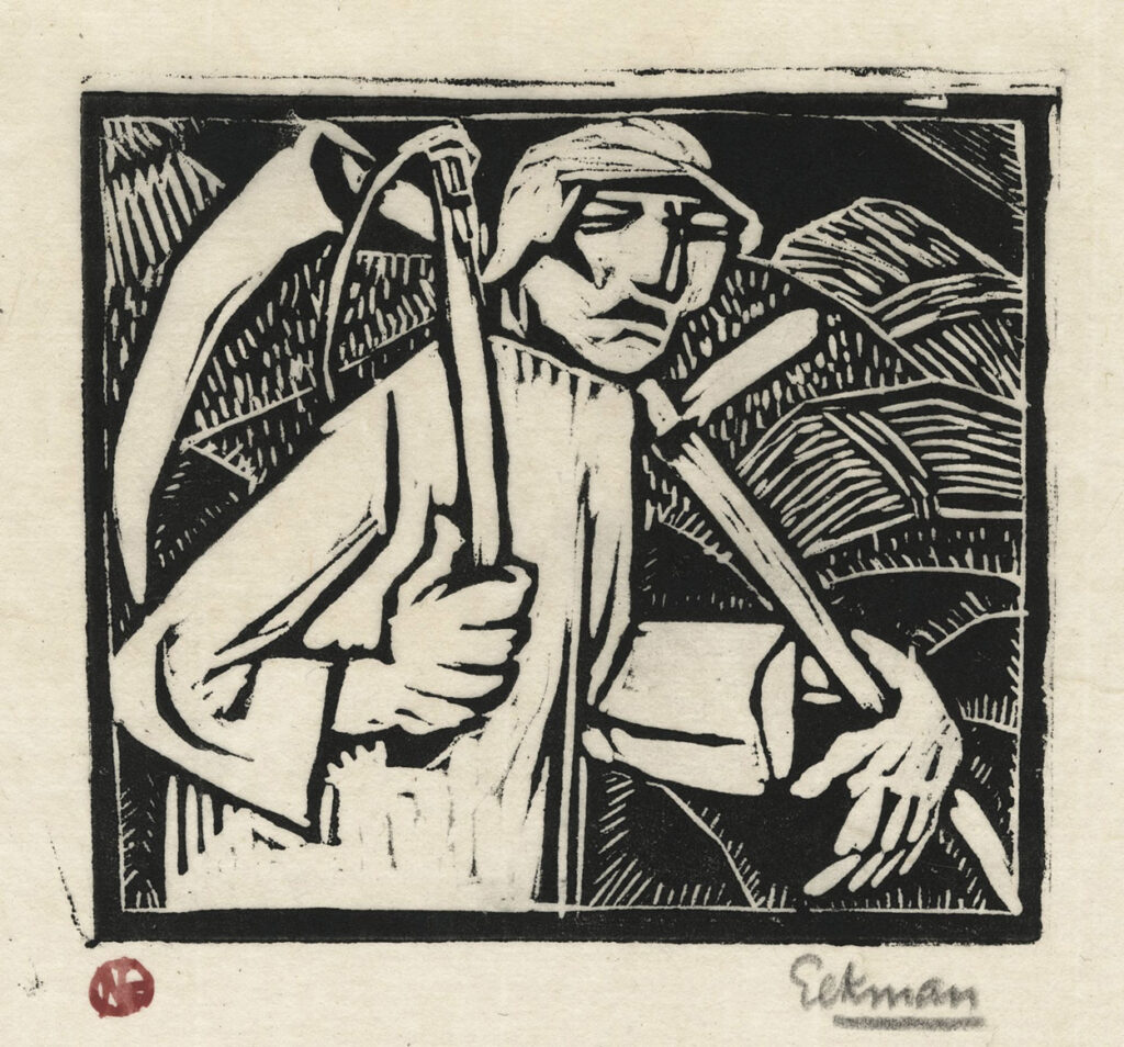 Eekman – Paysan à la faux et faucille