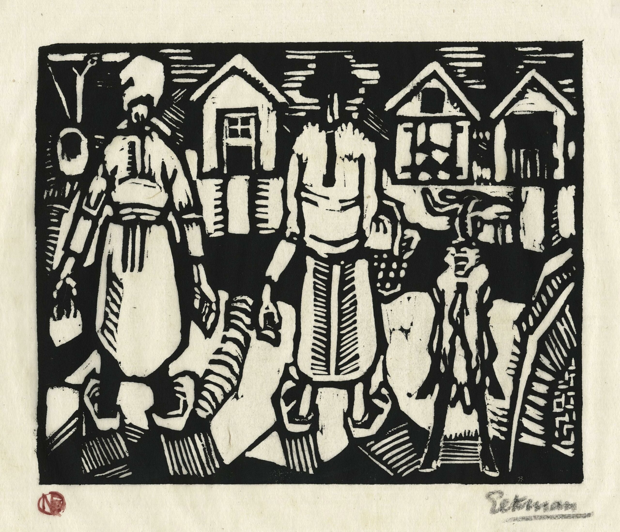 EEKMAN Nicolaas Mathijs — Retour des champs