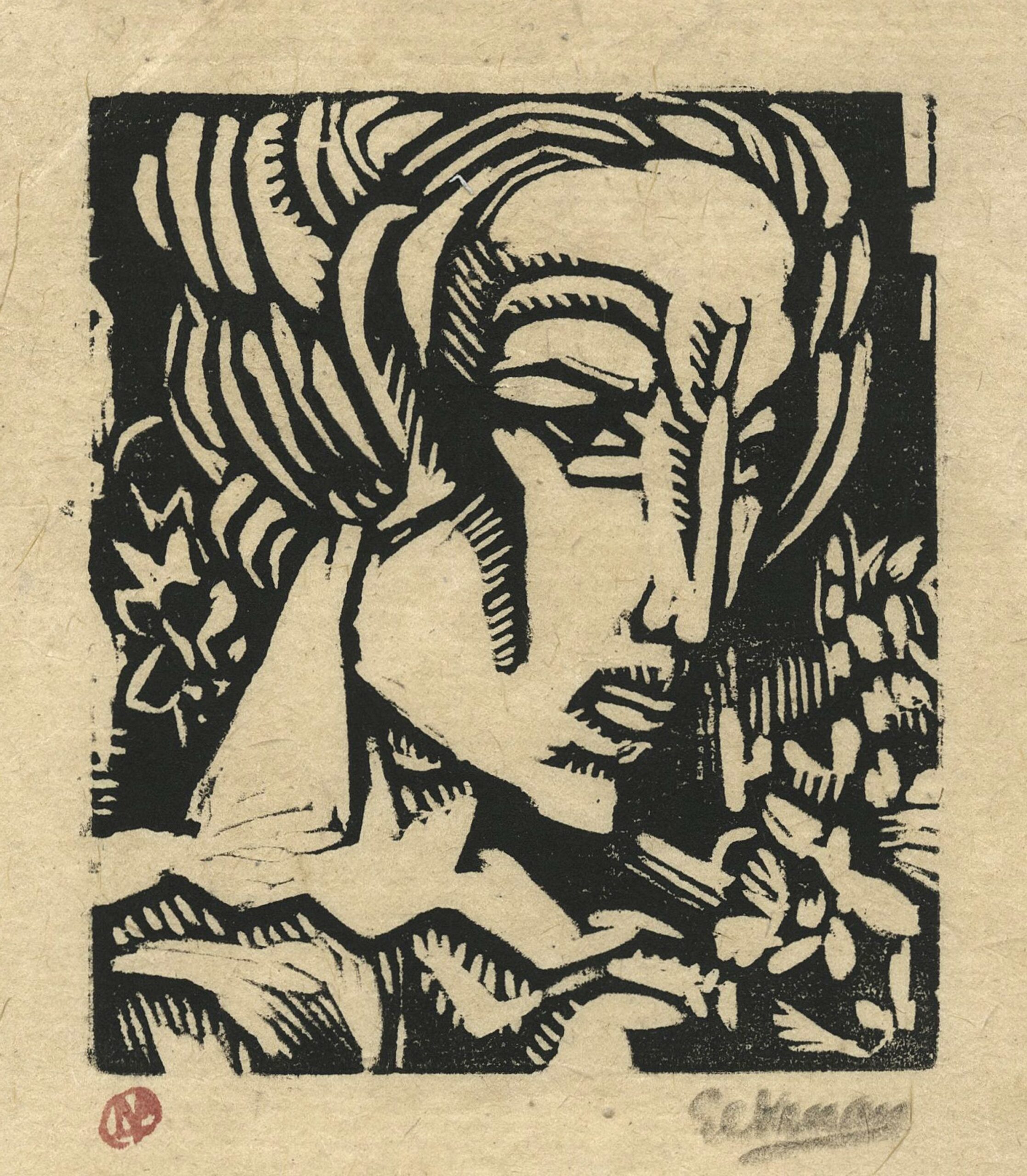 EEKMAN Nicolaas Mathijs — Portrait de femme