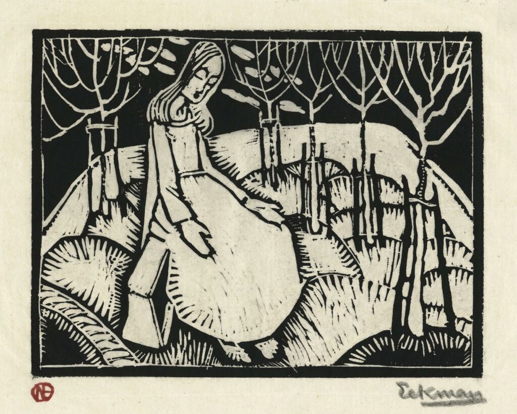 Eekman – Femme au verger