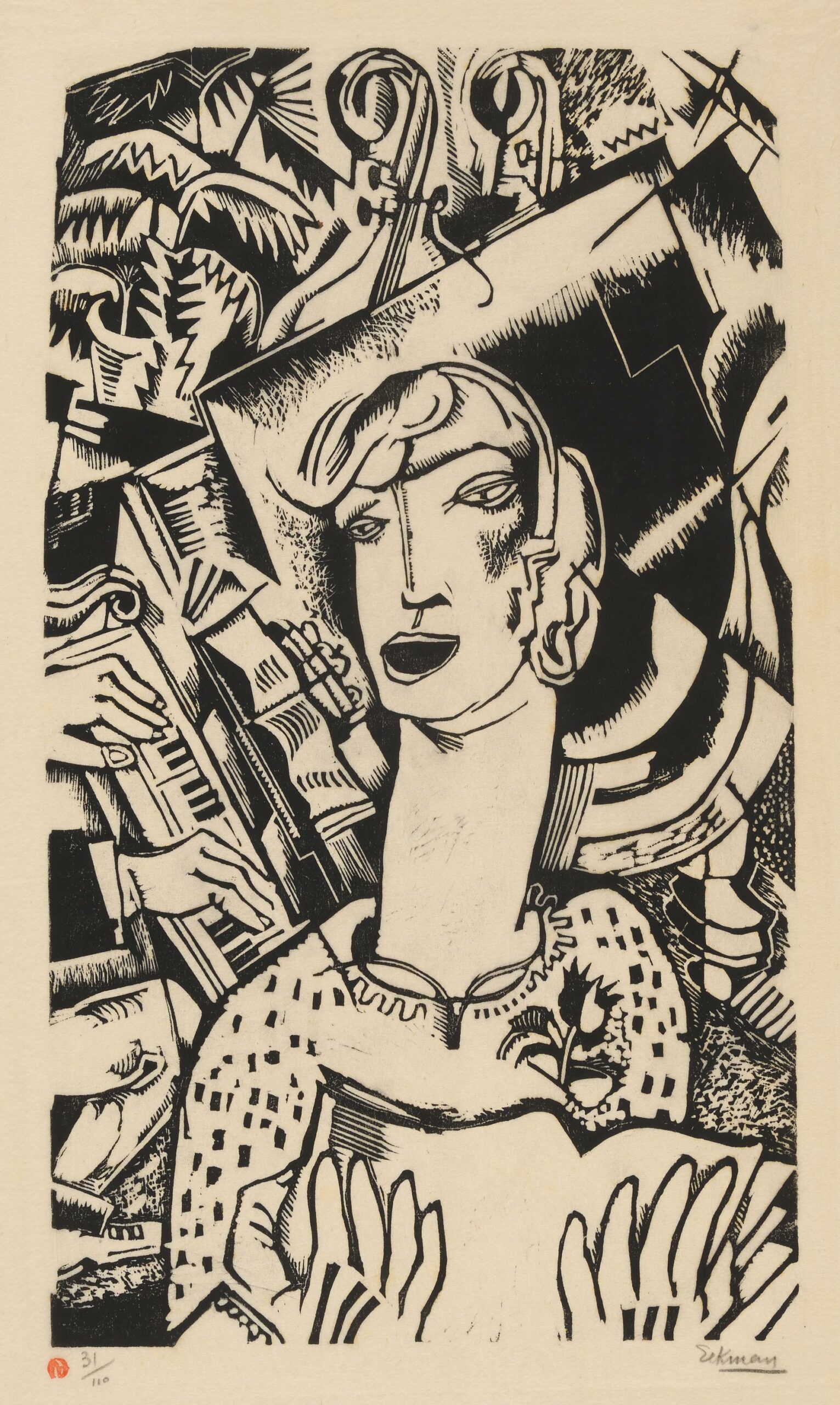 EEKMAN Nicolaas Mathijs — La chanteuse au beuglant