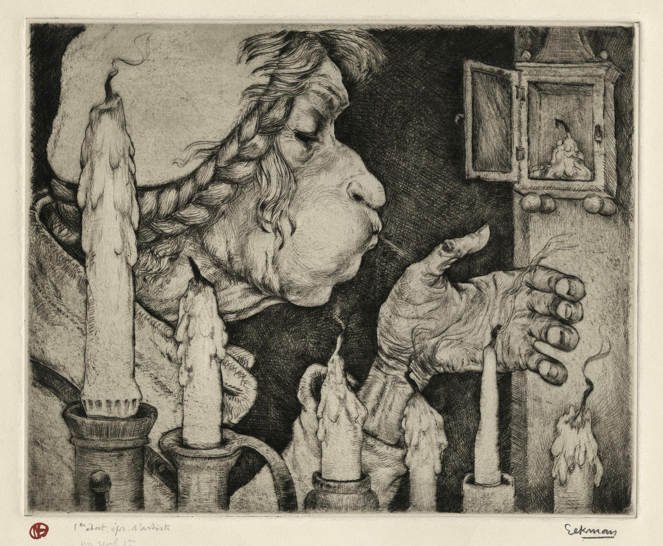 EEKMAN Nicolaas Mathijs — La souffleuse de bougie