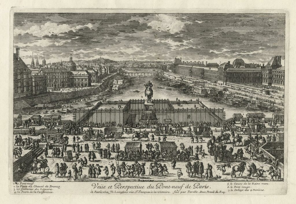 Perelle – Vue et perspective du Pont-Neuf de Paris