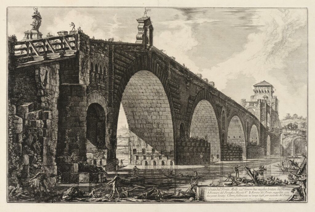 Piranese – Veduta del Ponte Molle