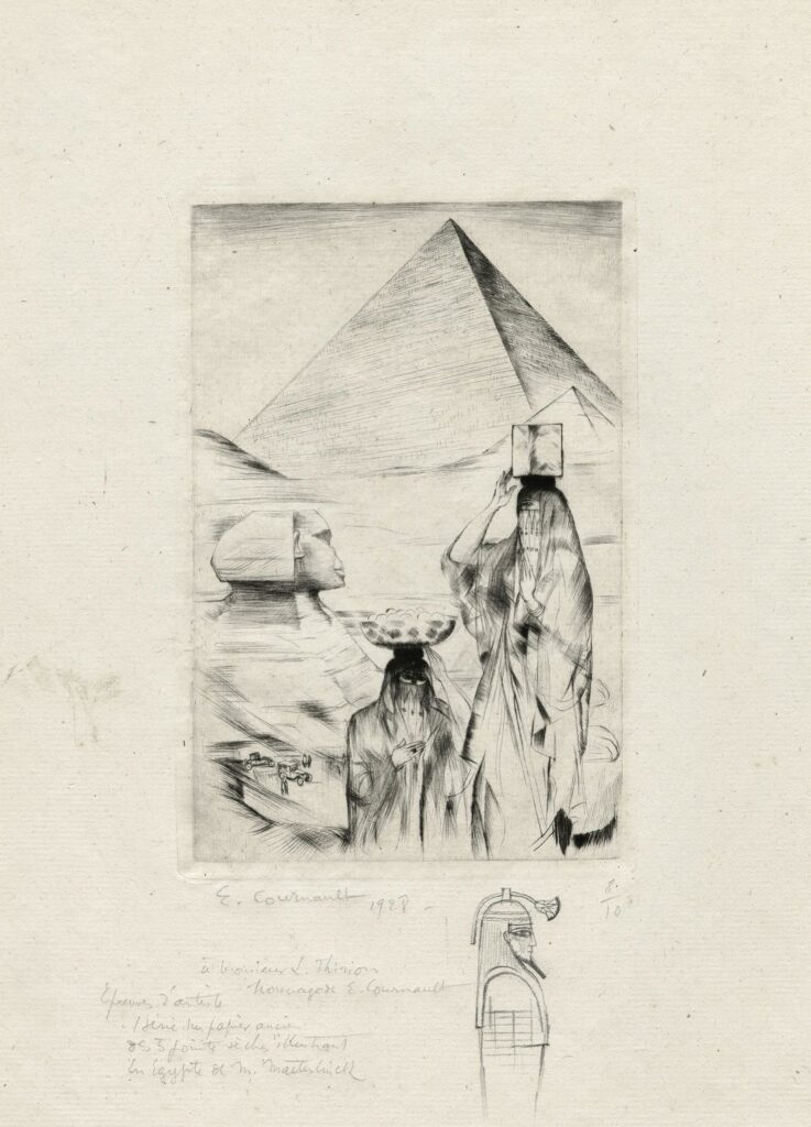 Cournault – En Égypte, Notes de voyage