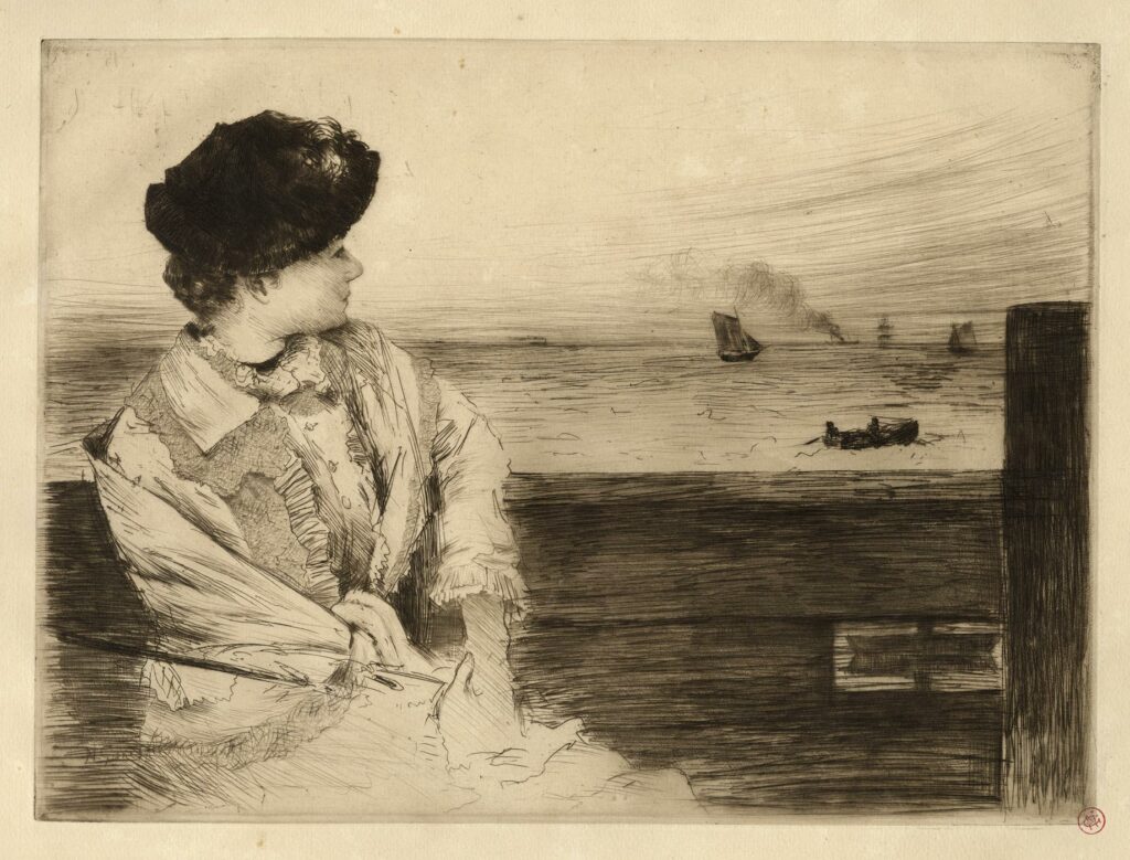 Goeneutte – Le Tréport. Sur la Jetée
