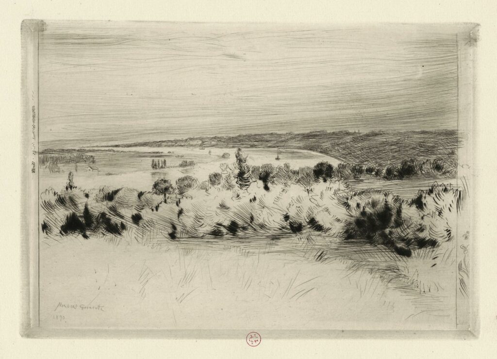 Goeneutte – La Seine à Quillebeuf (La Seine à Vétheuil)