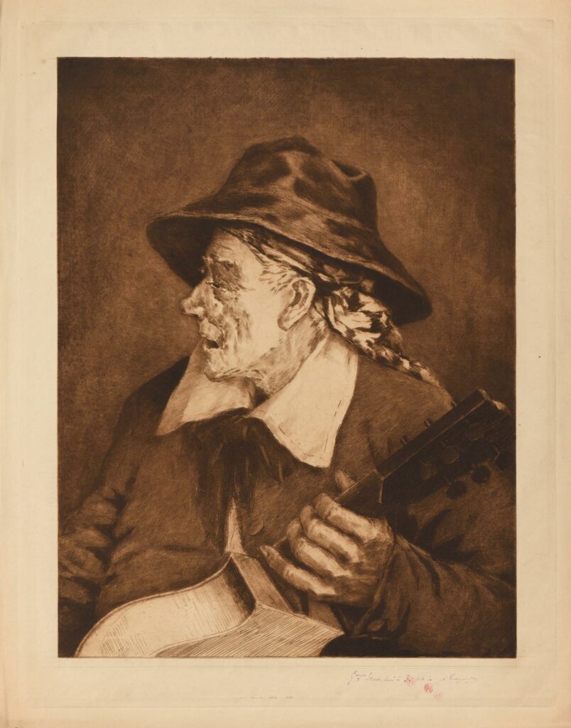 Guérard – Le vieux guitariste