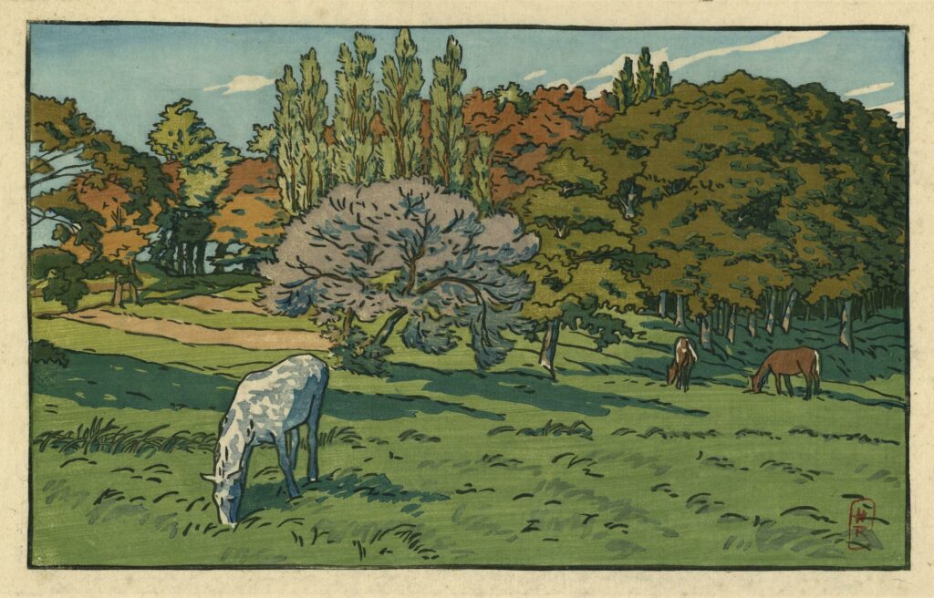 Rivière – Petit bois au béret (Douarnenez)