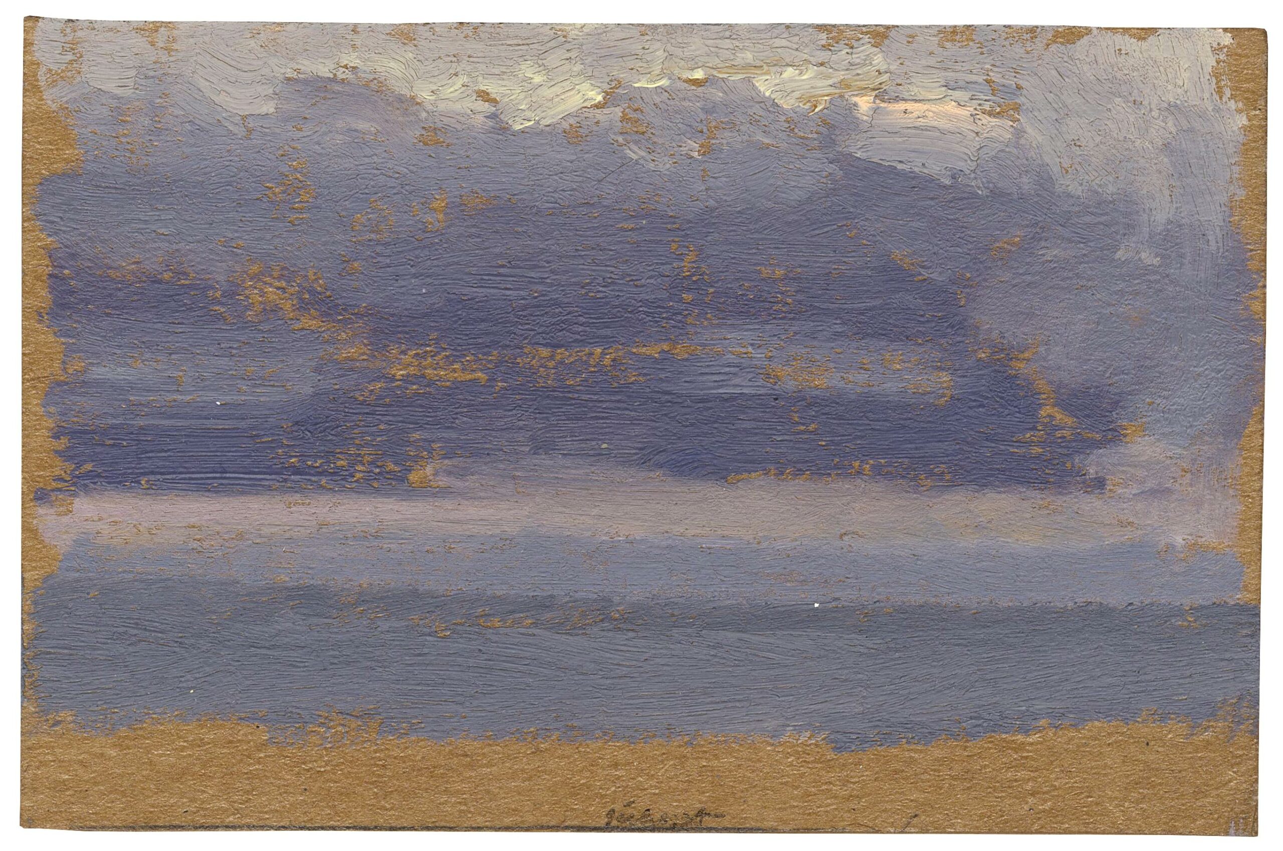Jean-Baptiste SÉCHERET, Trouville from la Sablonnière, 2025, Huile sur carton préparé, Galerie Paul Prouté Paris