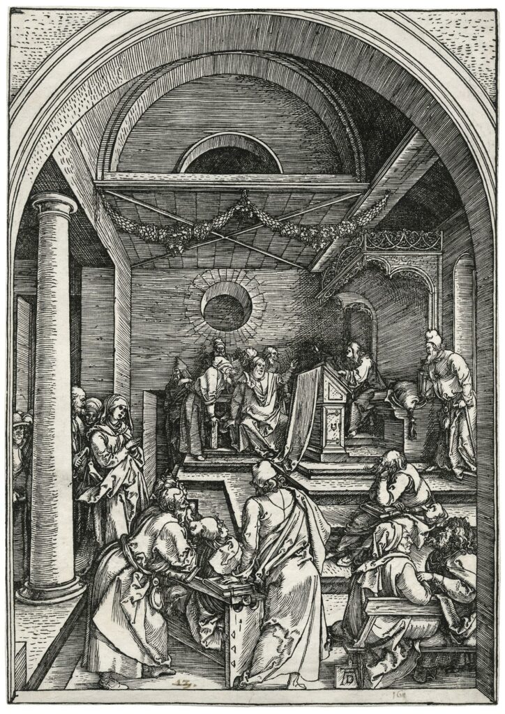 Dürer – Jésus parmi les docteurs
