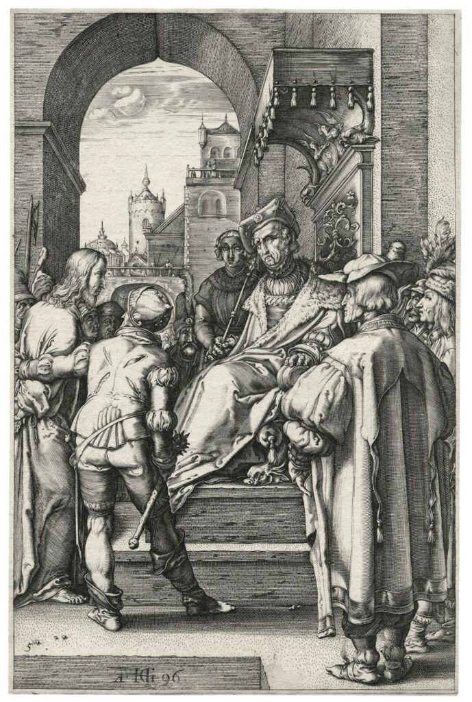 Goltzius – Jésus devant Pilate