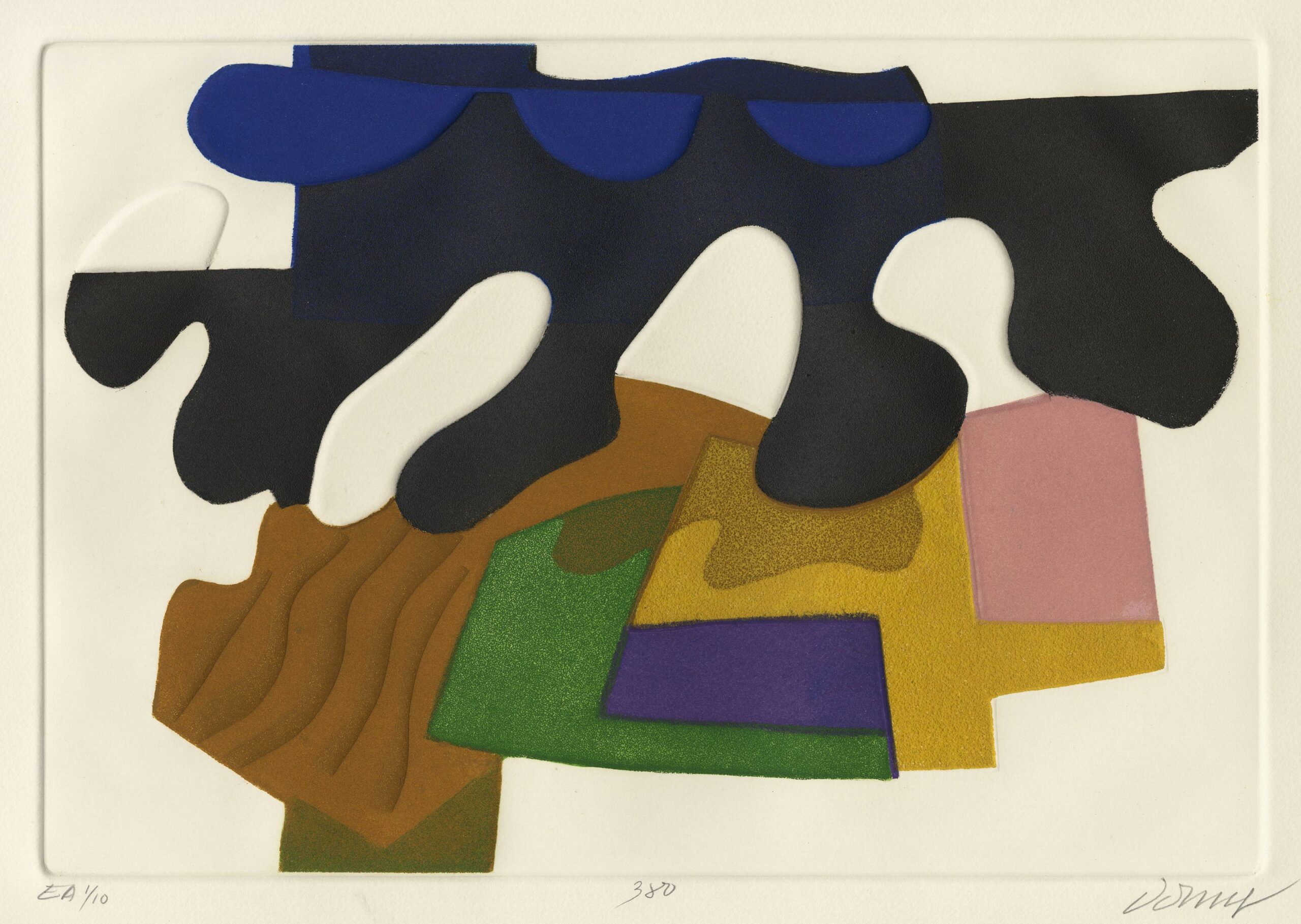 Bertrand DORNY, Sans titre, 1979, Planches de la Suite des architectures non répertoriées, Galerie Paul Prouté Paris
