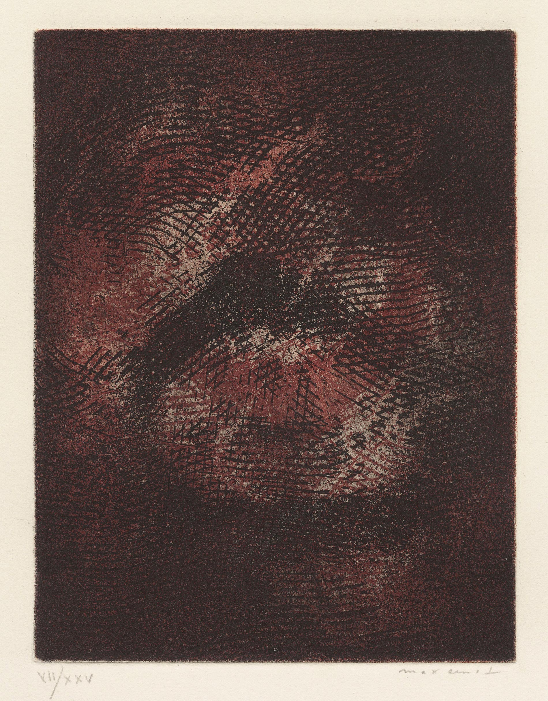 Max ERNST, Sans titre, 1962, Planche pour l’ouvrage Paroles peintes I, Galerie Paul Prouté Paris