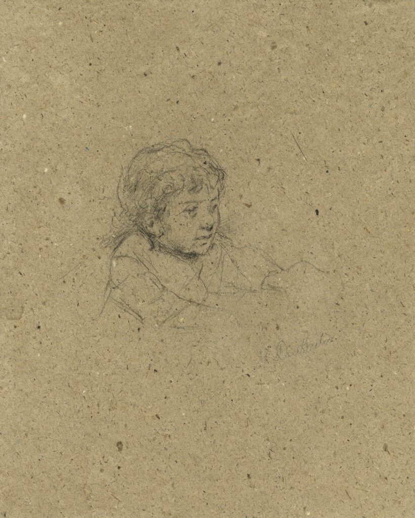 Desboutin – Portrait d’enfant