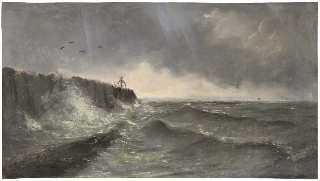 Müller – Tempête sur la jetée