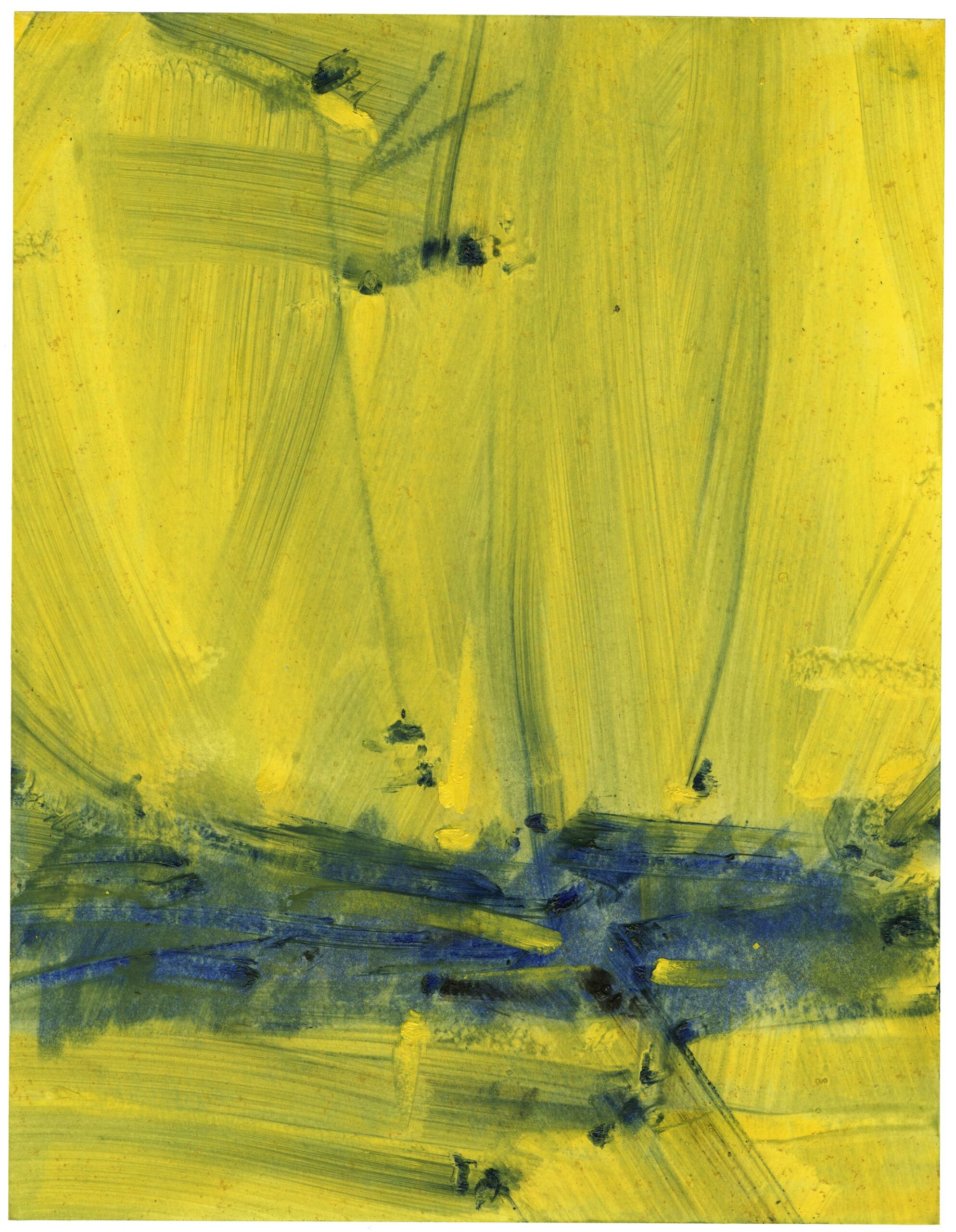 Michel JOULÉ, Sans titre, 2012, Huile sur papier, Galerie Paul Prouté Paris