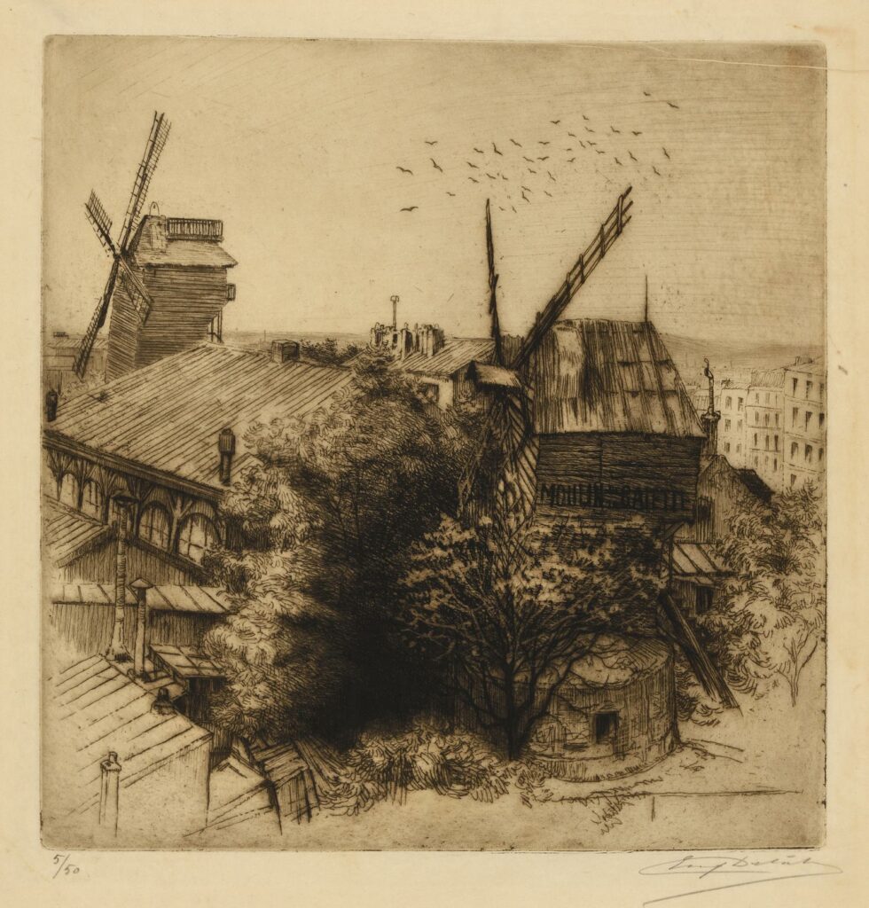 Delâtre – Le Moulin de la Galette (Montmartre)