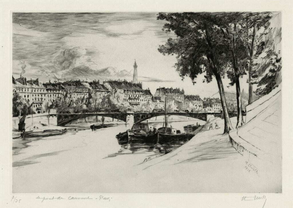Deville – Le pont du Carrousel